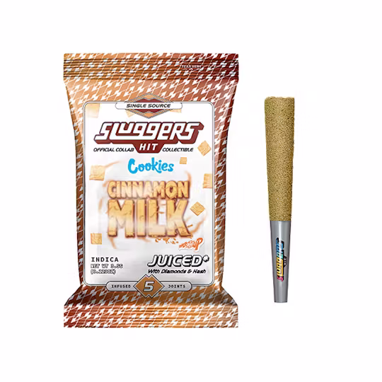 Sluggers Infused 5pk Prerolls Cinnamon Milk