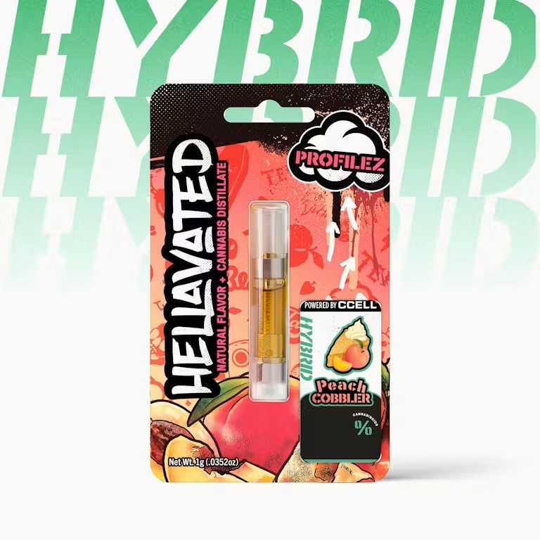 Hellavated Profilez Peach Cobbler Cartridge 1g