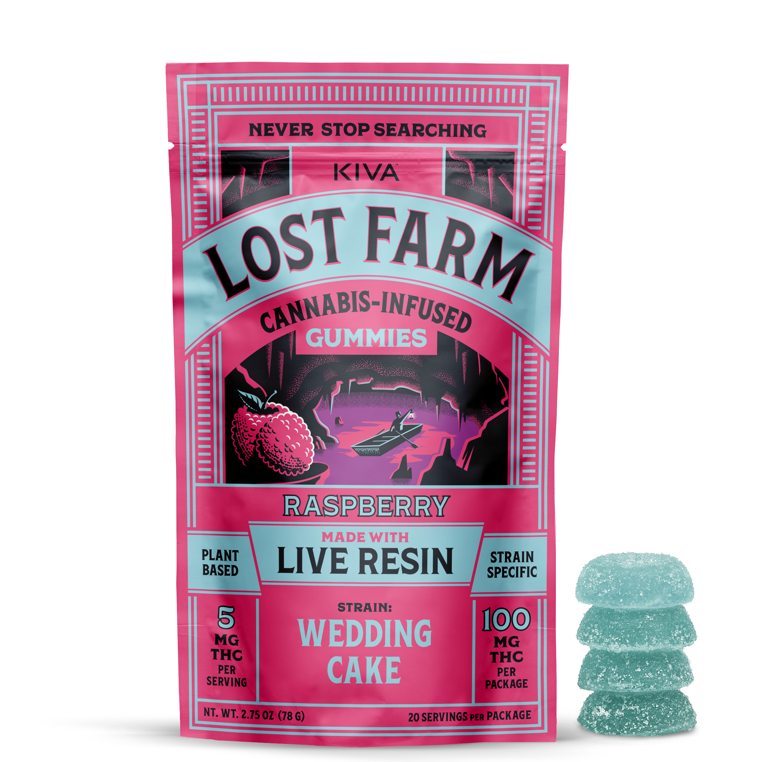 Raspberry | Live Resin Gummies | 20pk | 100mg