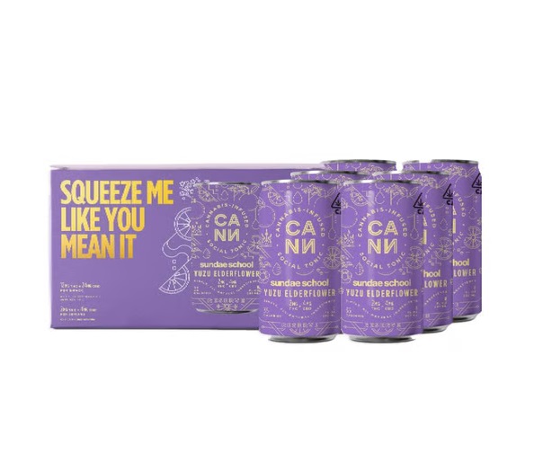 Edible: Yuzu Elderflower (6 pack) - 8oz