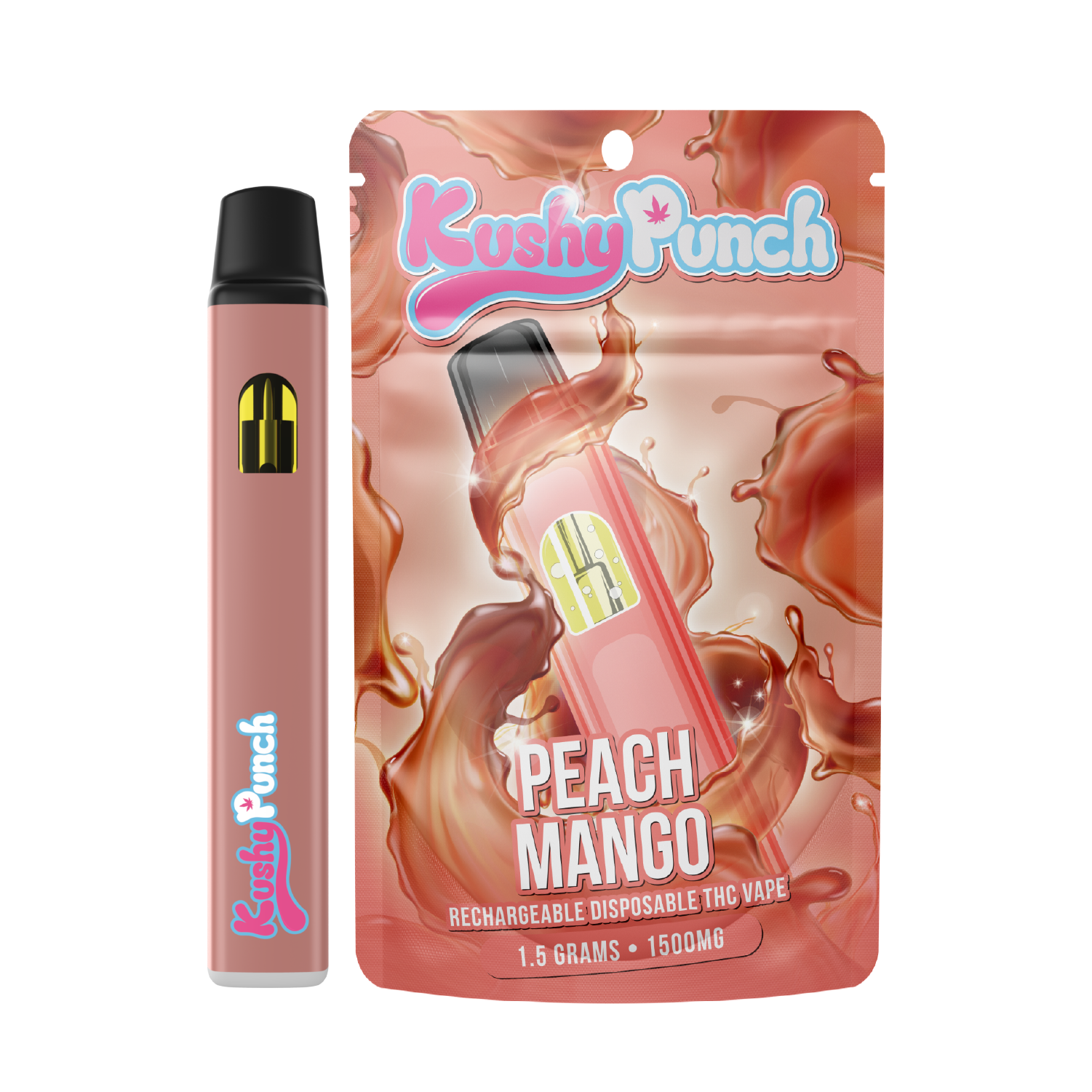 Peach Mango All-in-One | Kushy Punch | 1.5g