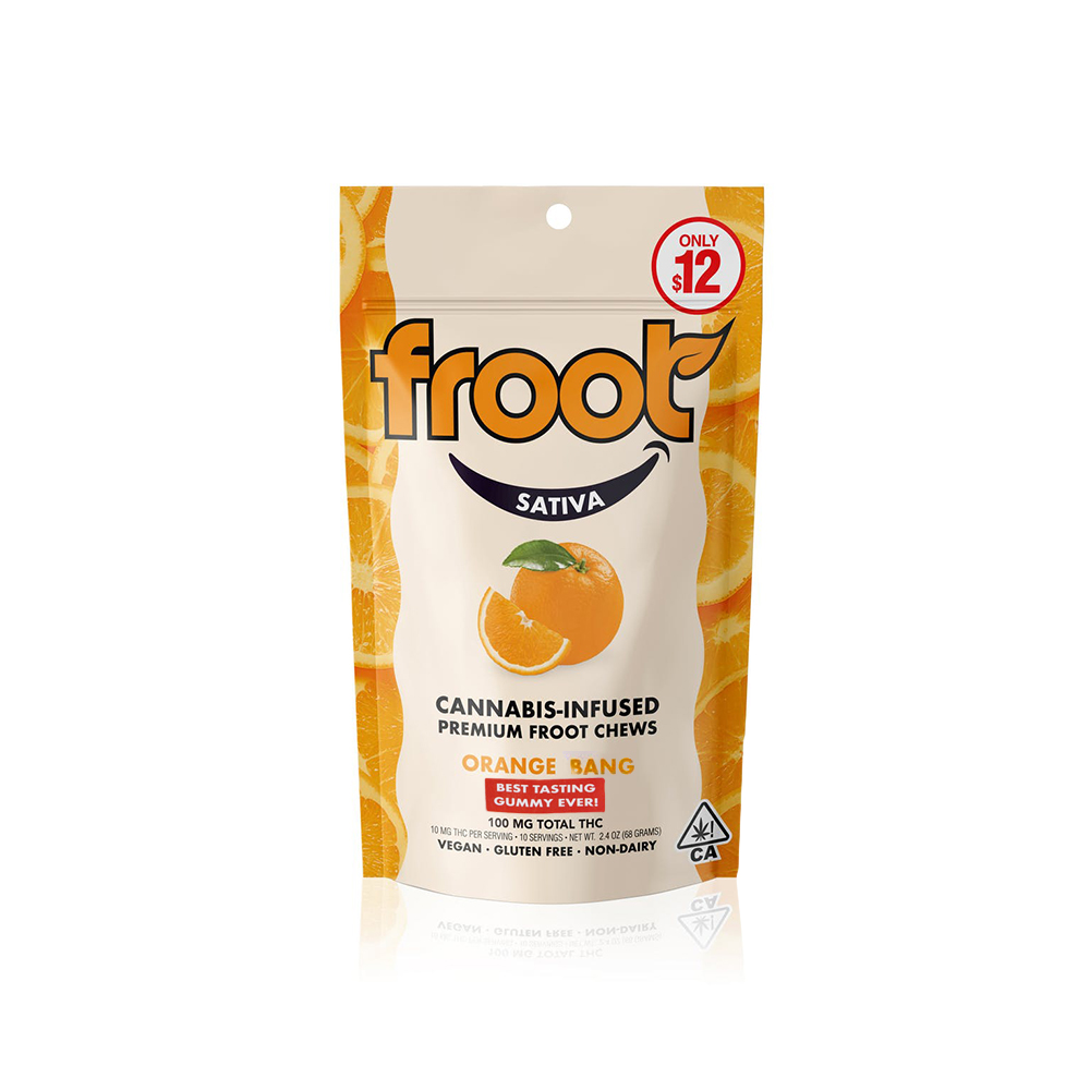 FROOT - Edible - Orange Tangie - 10-Pack - Gummies - 100MG