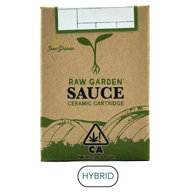 Raw Garden - Sungrown Sauce - Gravy - Vape Cart - 1.0g
