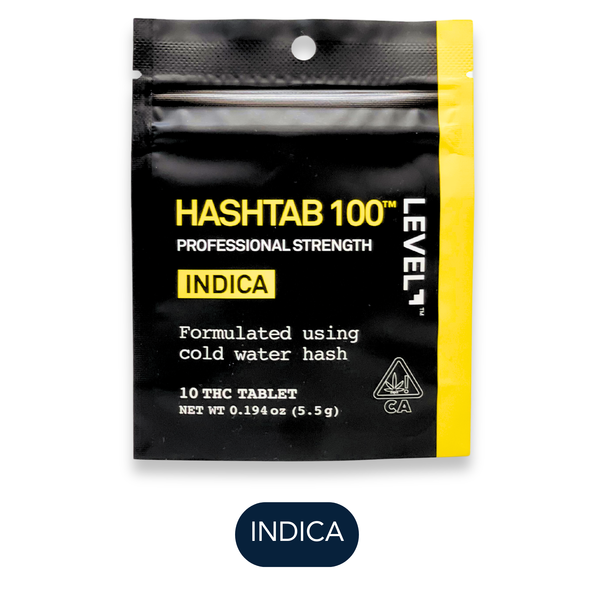 Level - Hashtab - Indica 100 - 10pk - 1000mg