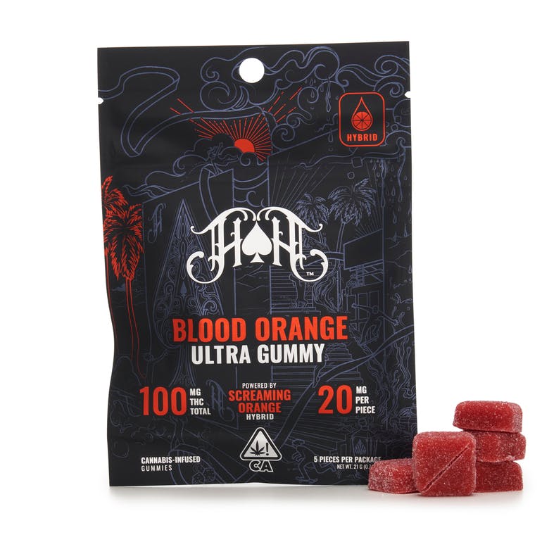 Heavy Hitters - Blood Orange - Edibles - 5pk - 100mg