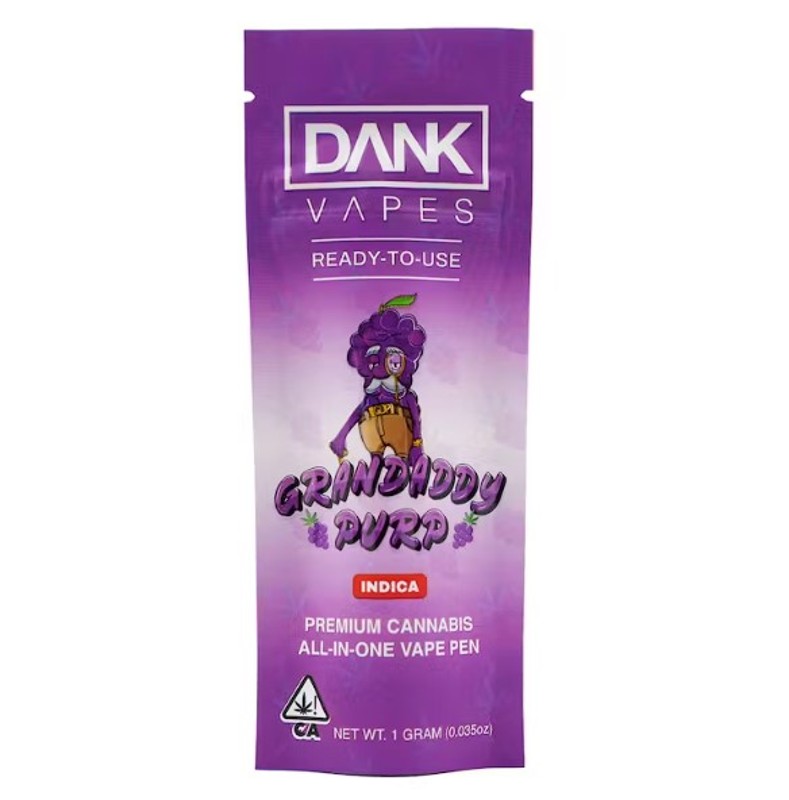 Dank - Granddaddy Purp - Disposable - 1 Gram