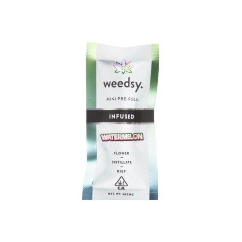Weedsy Watermelon .5G infused mini preroll