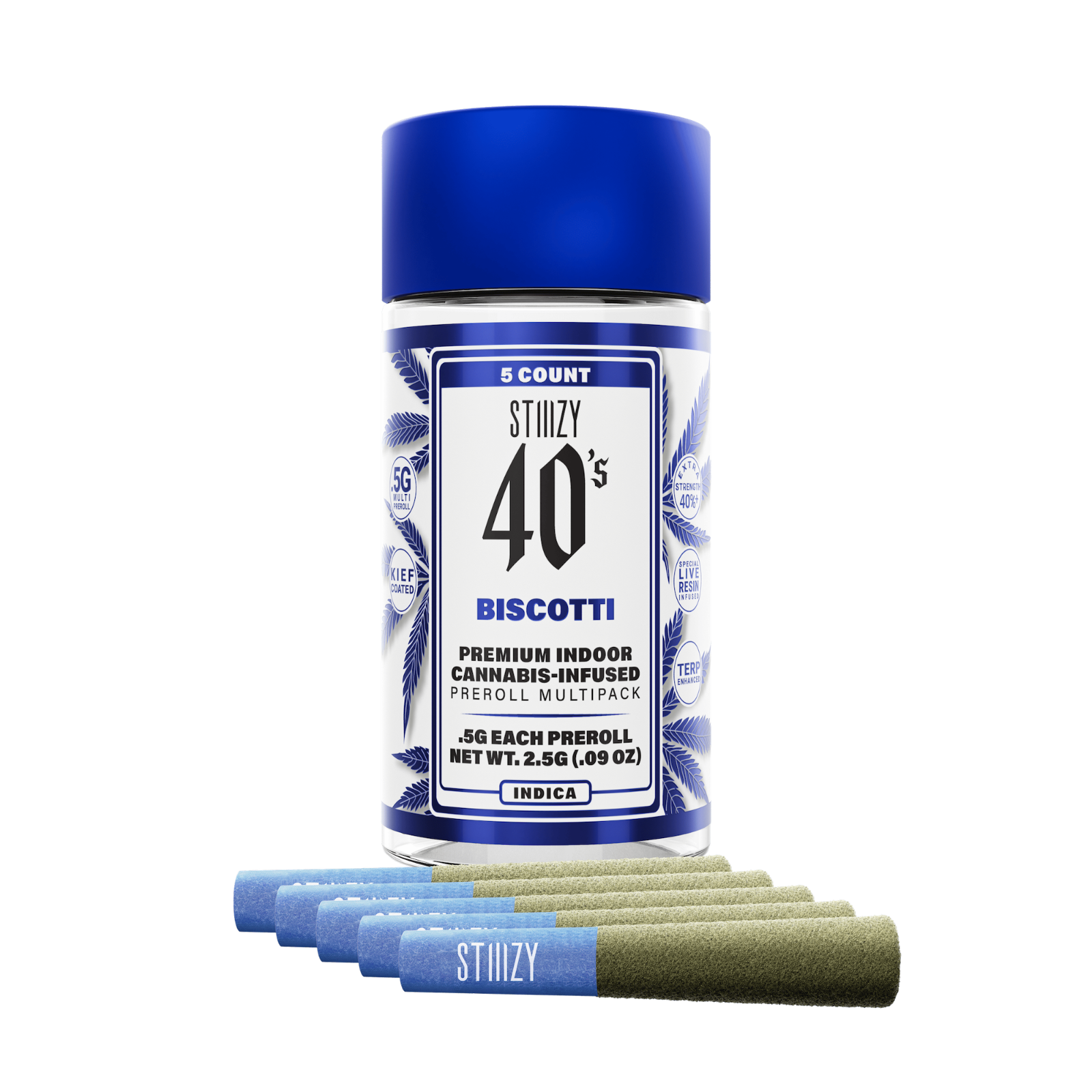 Biscotti | Infused Indoor 40's Mini Pre-Rolls | 2.5g