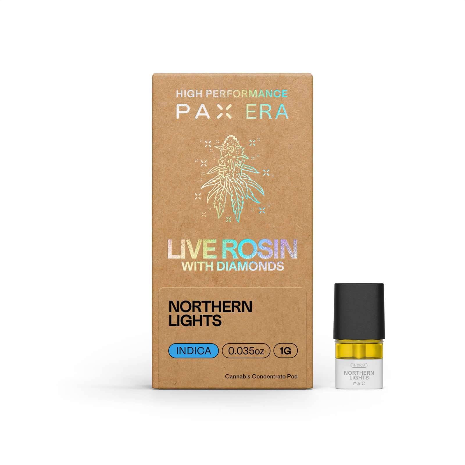 Northern Lights (1.0g Live Rosin w/ Diamonds PAX Pod) | PAX