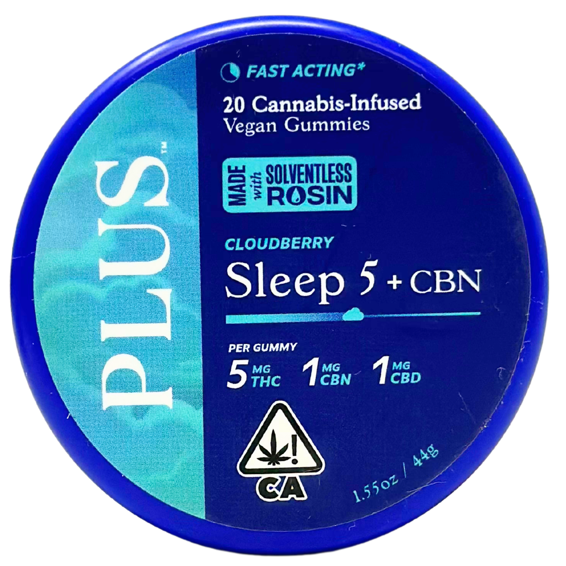 Plus - Sleep - Cloudberry - 5:1:1 THC/CBN/CBD - Gummies - 20pk - 100mg