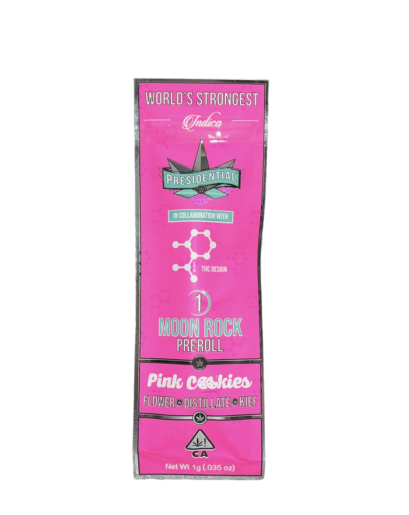 Presidential - Pink Cookies THC Design Preroll 1g