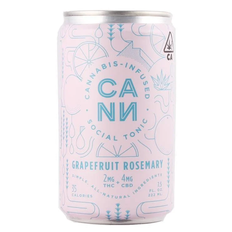 Product image for 1:2 Grapefruit Rosemary Social Tonic 36mg 6-pack