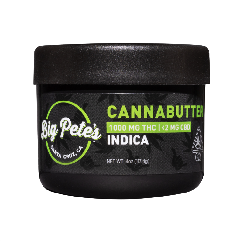Big Pete's Indica Cannabutter Jar 1000mg