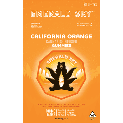 California Orange (S) GUMMIES 100mg - Emerald Sky