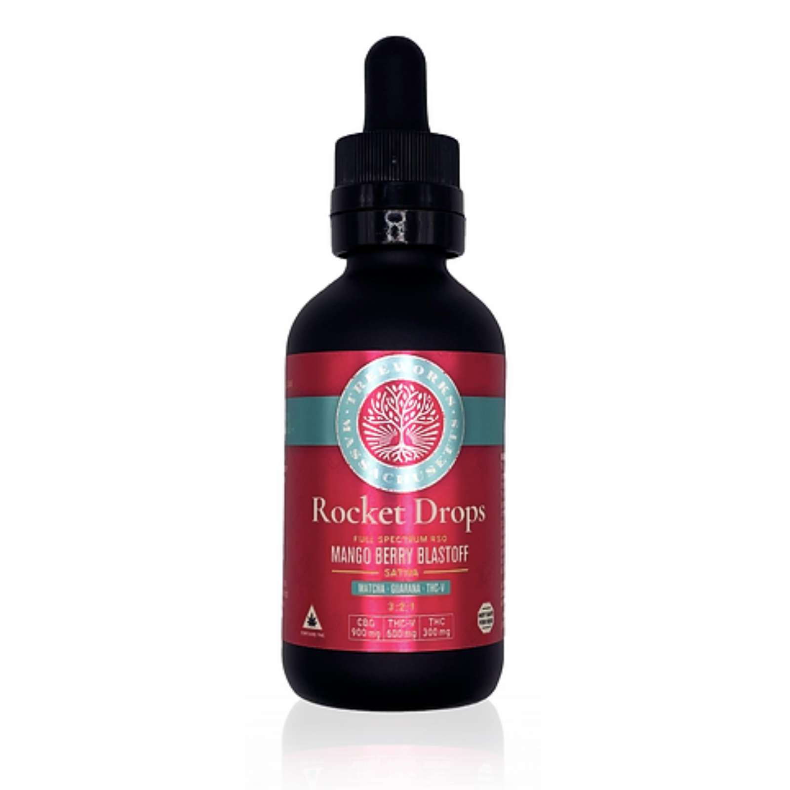 Rocket Drops 3:2:1 CBG:THCV:THC (60mL RSO Tincture) | Treeworks