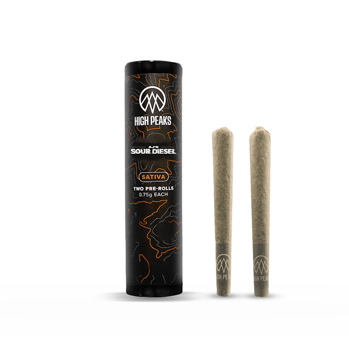 High Peaks | Pre-Roll | TK X OG | 0.75g 2pk