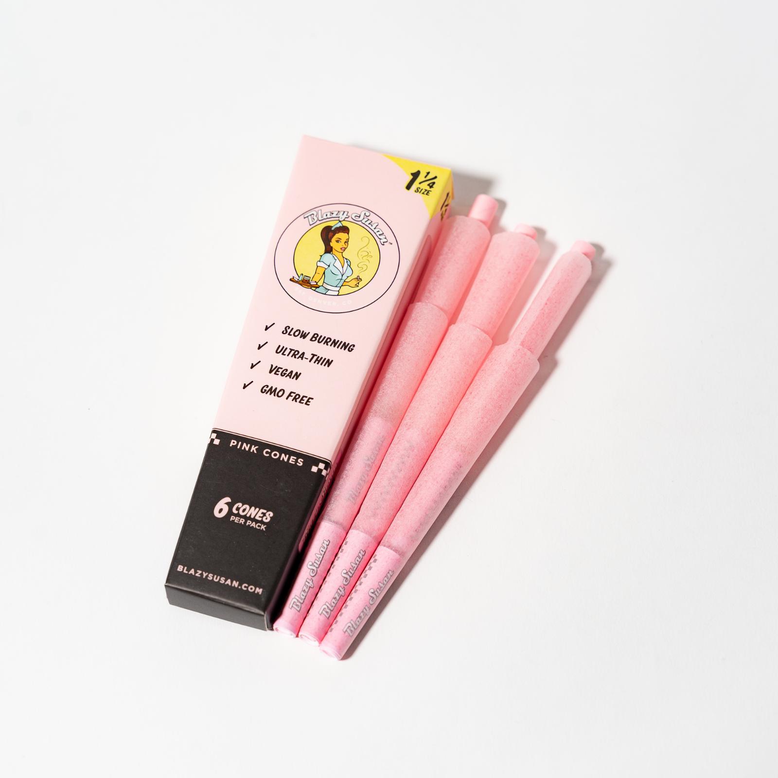 Blazy Susan | 1 1/4 6 Pack cones | Pink