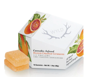 Edible: Blood Orange 1:1 CBC:THC (Gummy) - 100mg