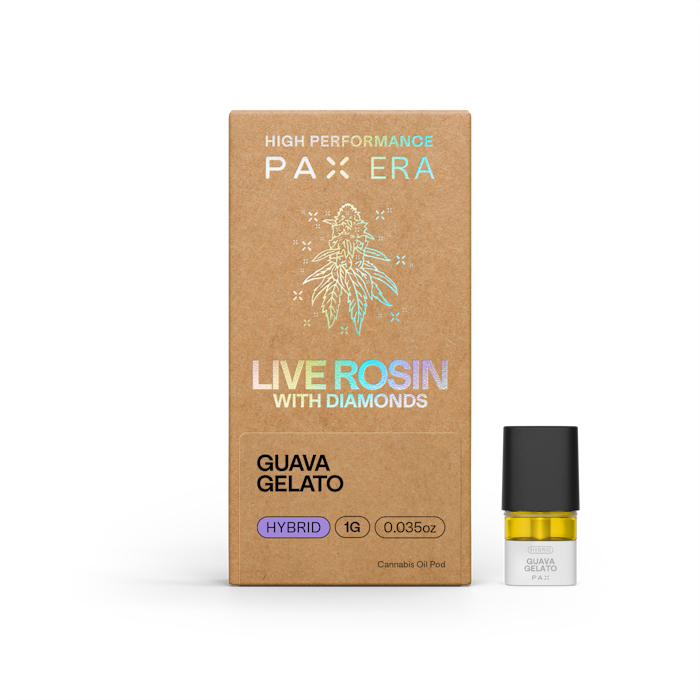 Pax Live Rosin with Diamonds | Guava Gelato 1g Pod