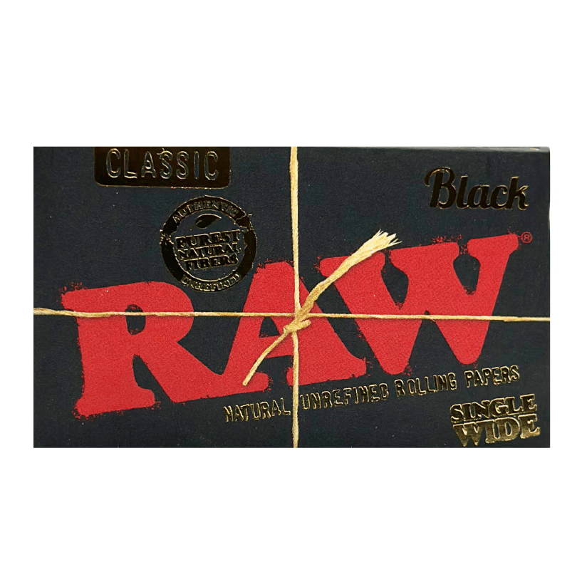 Raw Papers - Black Single Wide Classics - Accessories