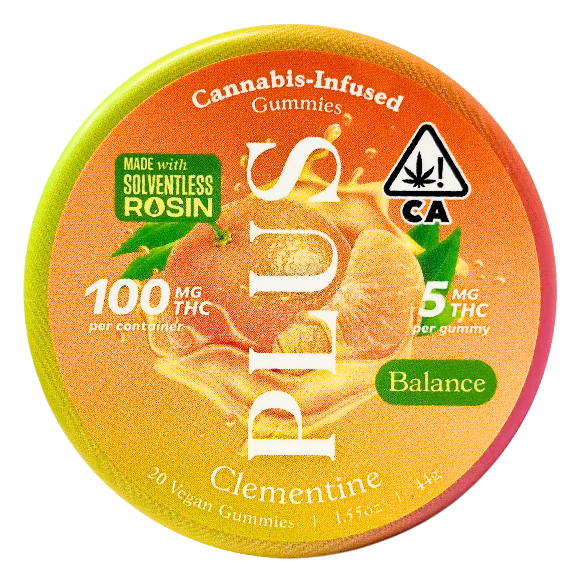Plus - Balance - Clementine - Gummies - 20pk - 100mg