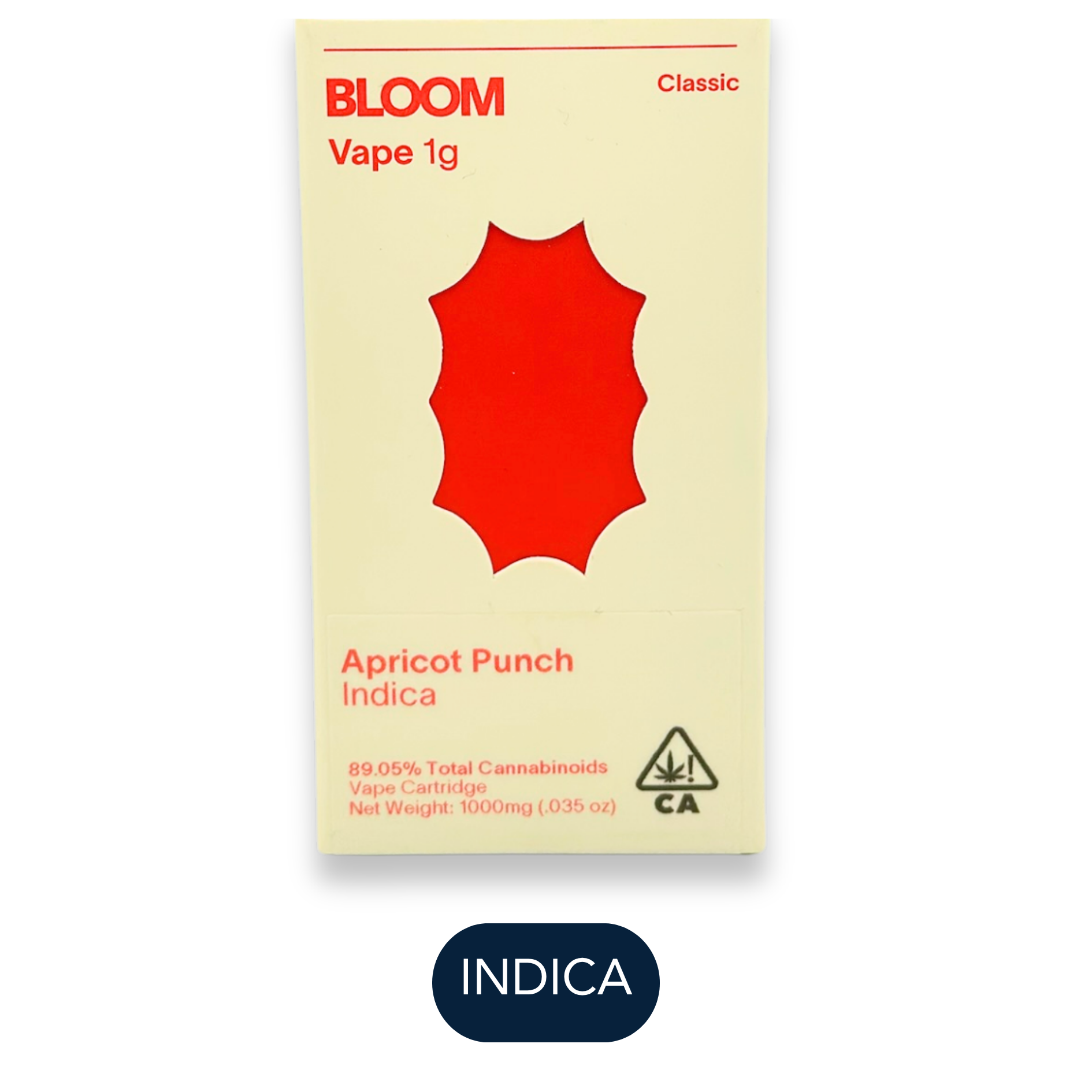 Bloom - Classic - Apricot Punch - Vape Cart - 1.0g