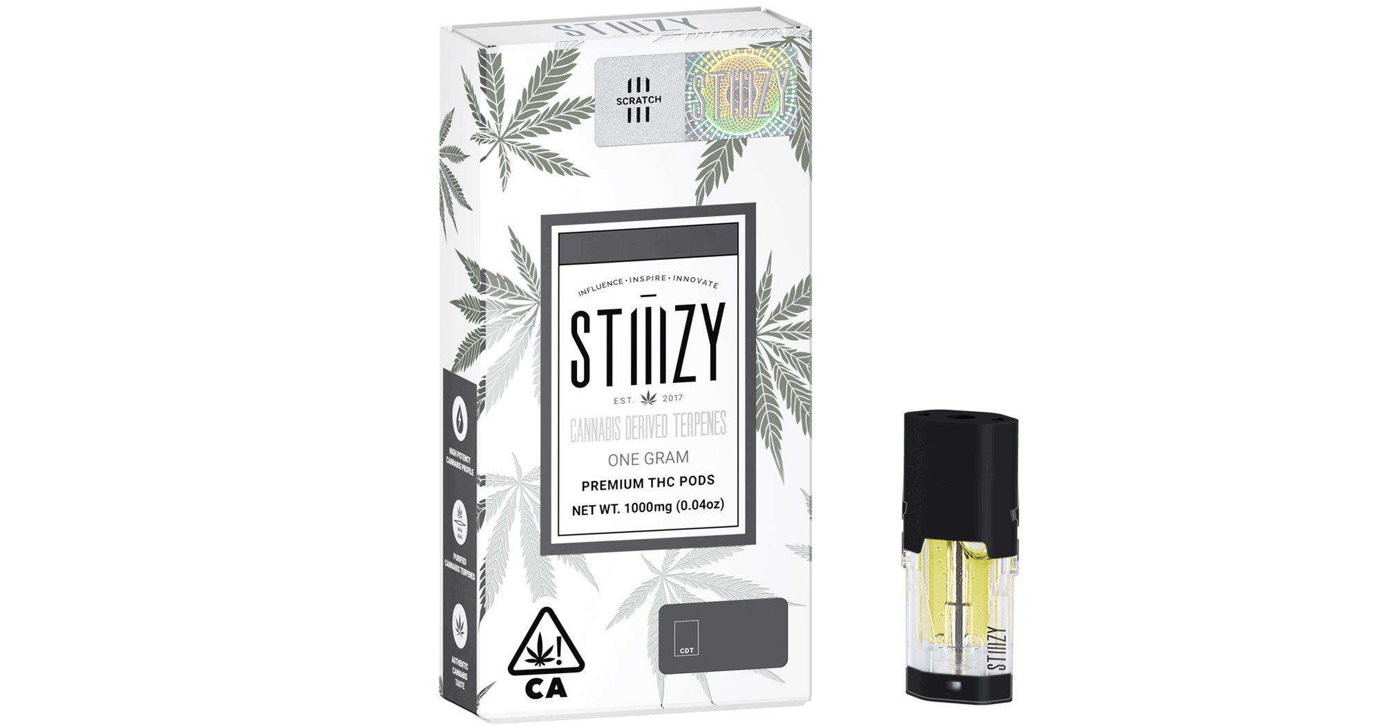 Stiiizy White Guava CDT Pod 1g San Diego, Vista & Imperial