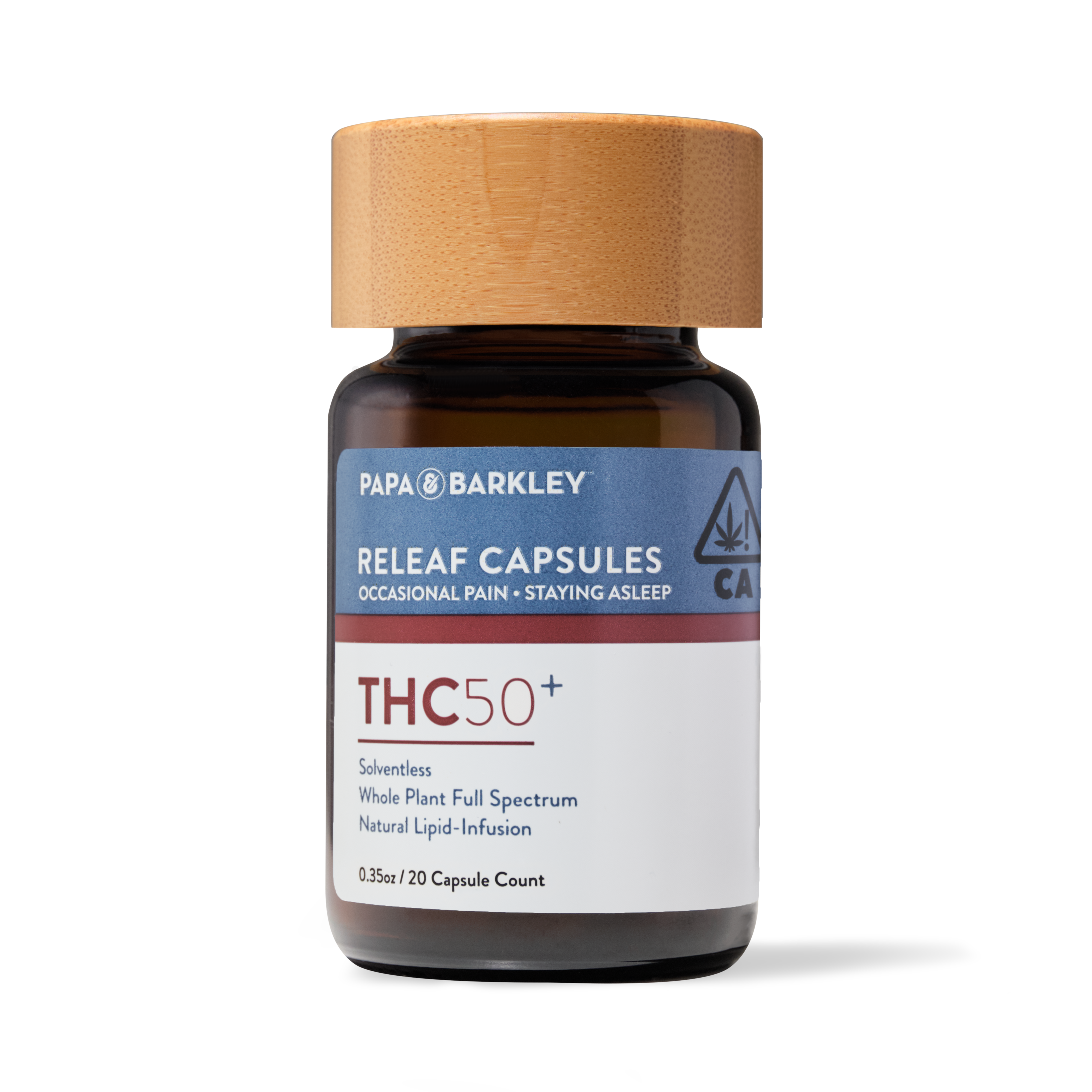 Capsules: High THC (20 count) - 50mg