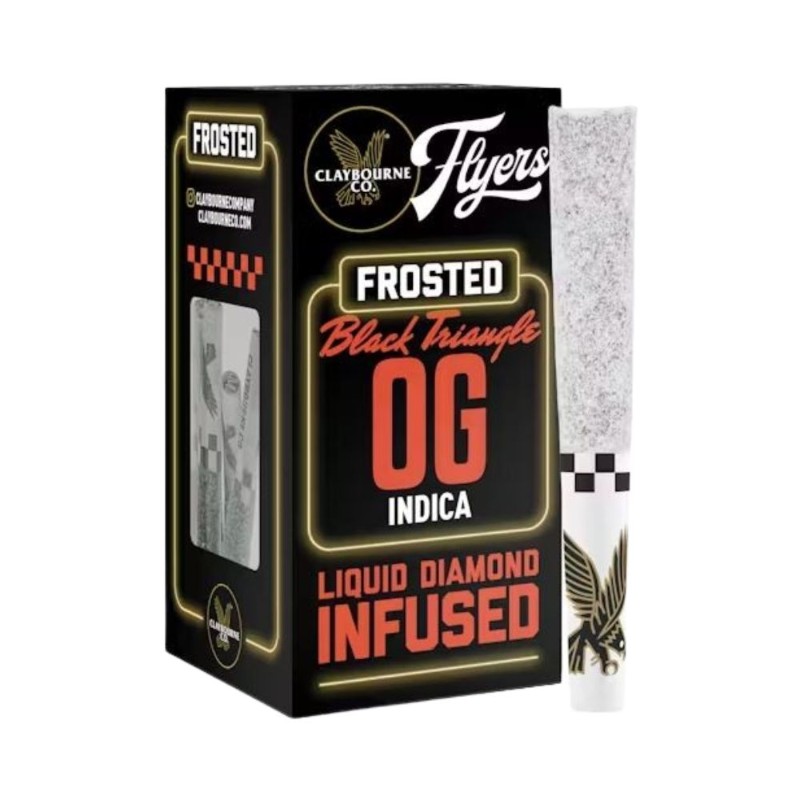 Claybourne Black Triangle Og (I) Diamond Infused 5pk 2.5g