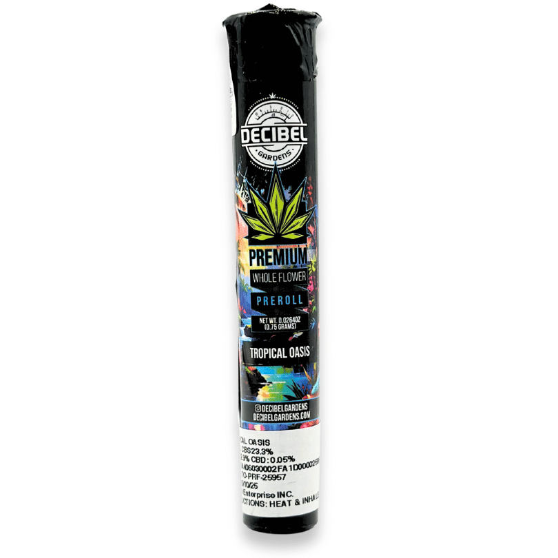 Decibel Gardens - Tropical Oasis - Preroll - 0.75g