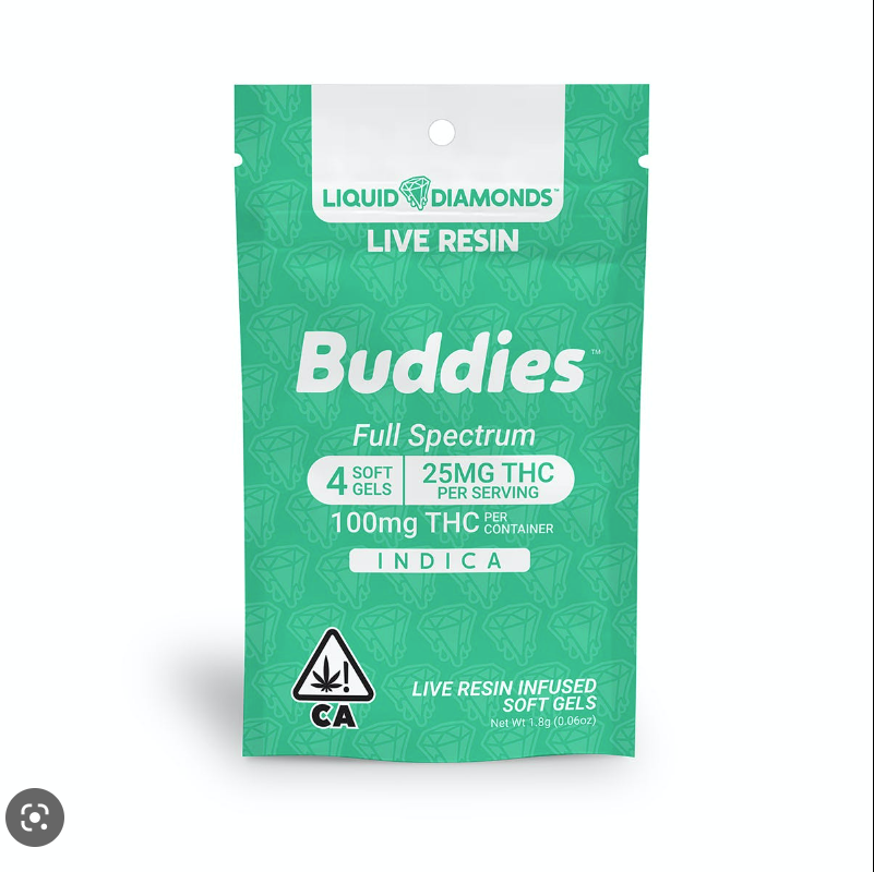 4pk 100mg Indica LR Capsules