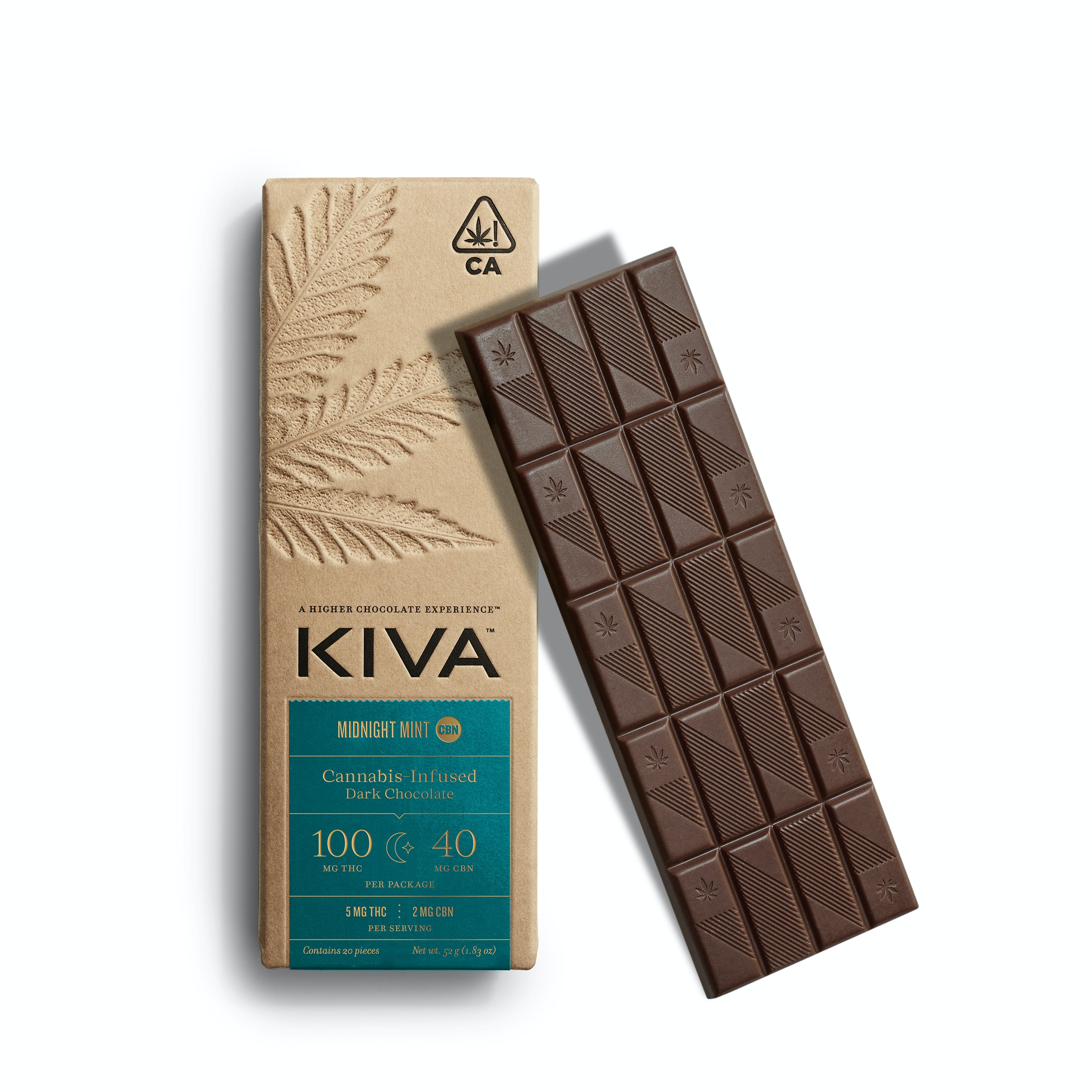 Kiva: Dark Midnight Mint - Kiva Confections