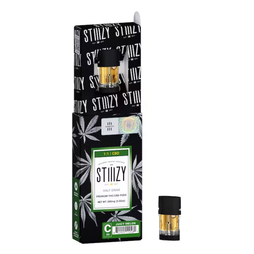 JUICY MELON - 1:1 (CBD/THC) - PREMIUM THC POD .5G