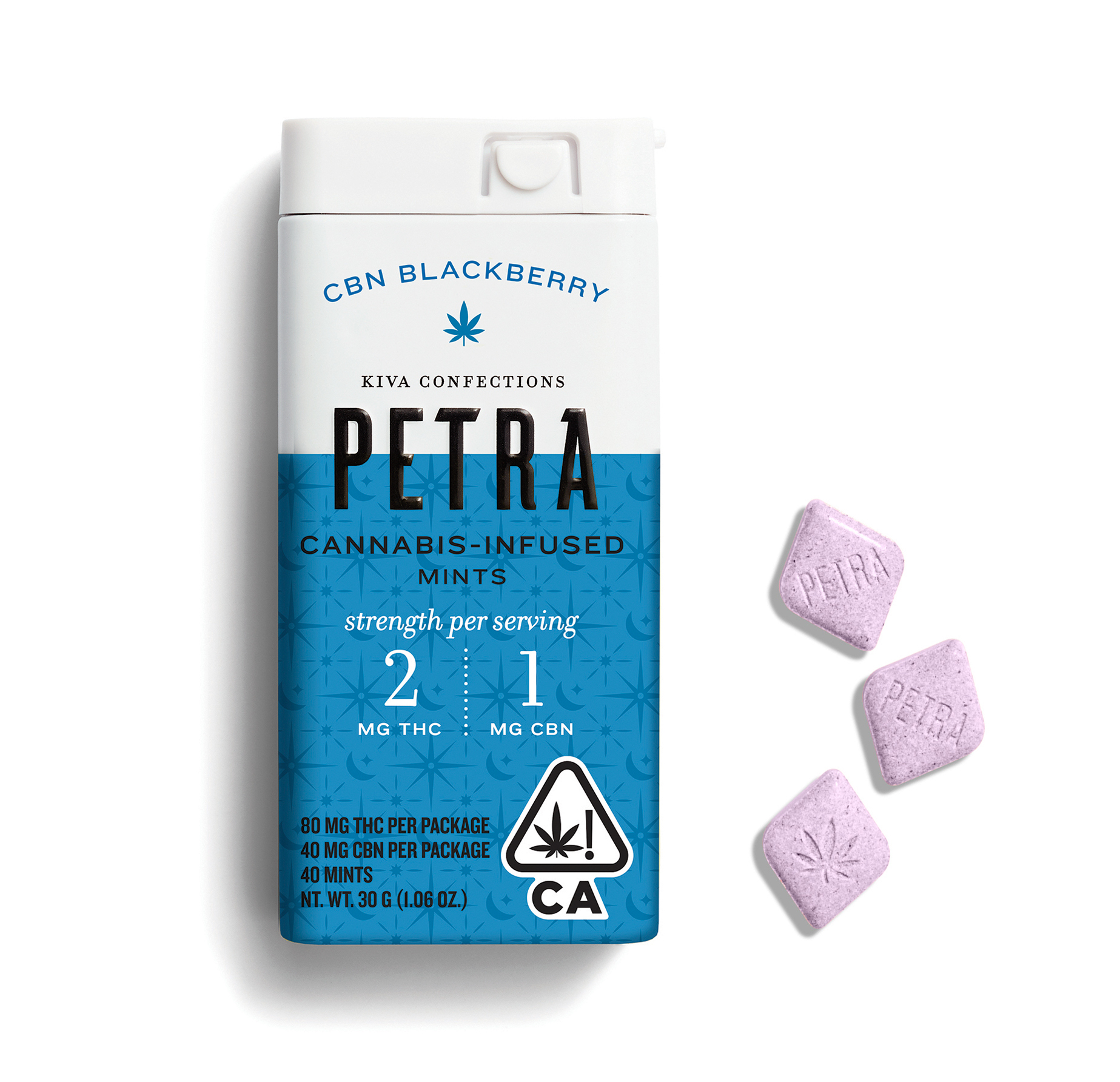 Kiva: Petra Mints - Blackberry - Kiva Confections