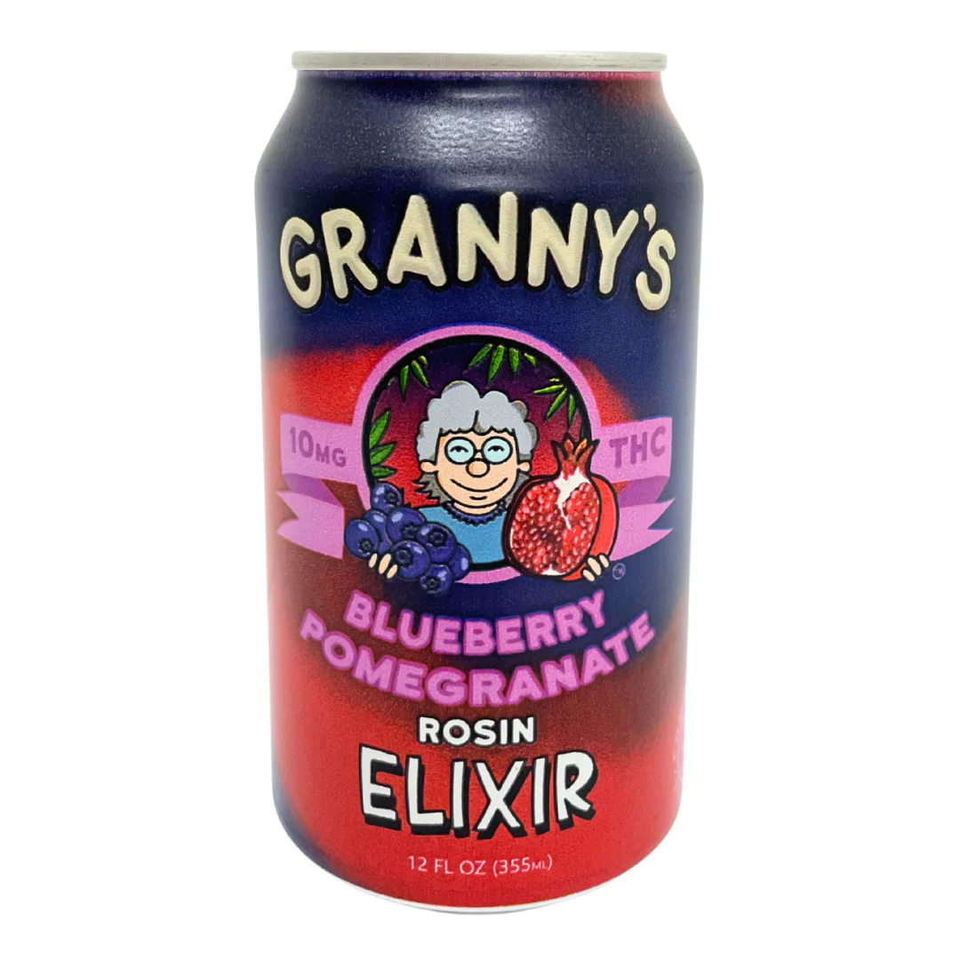 Granny's | Blueberry Pomegranate THC Elixir Beverage | 10mg THC