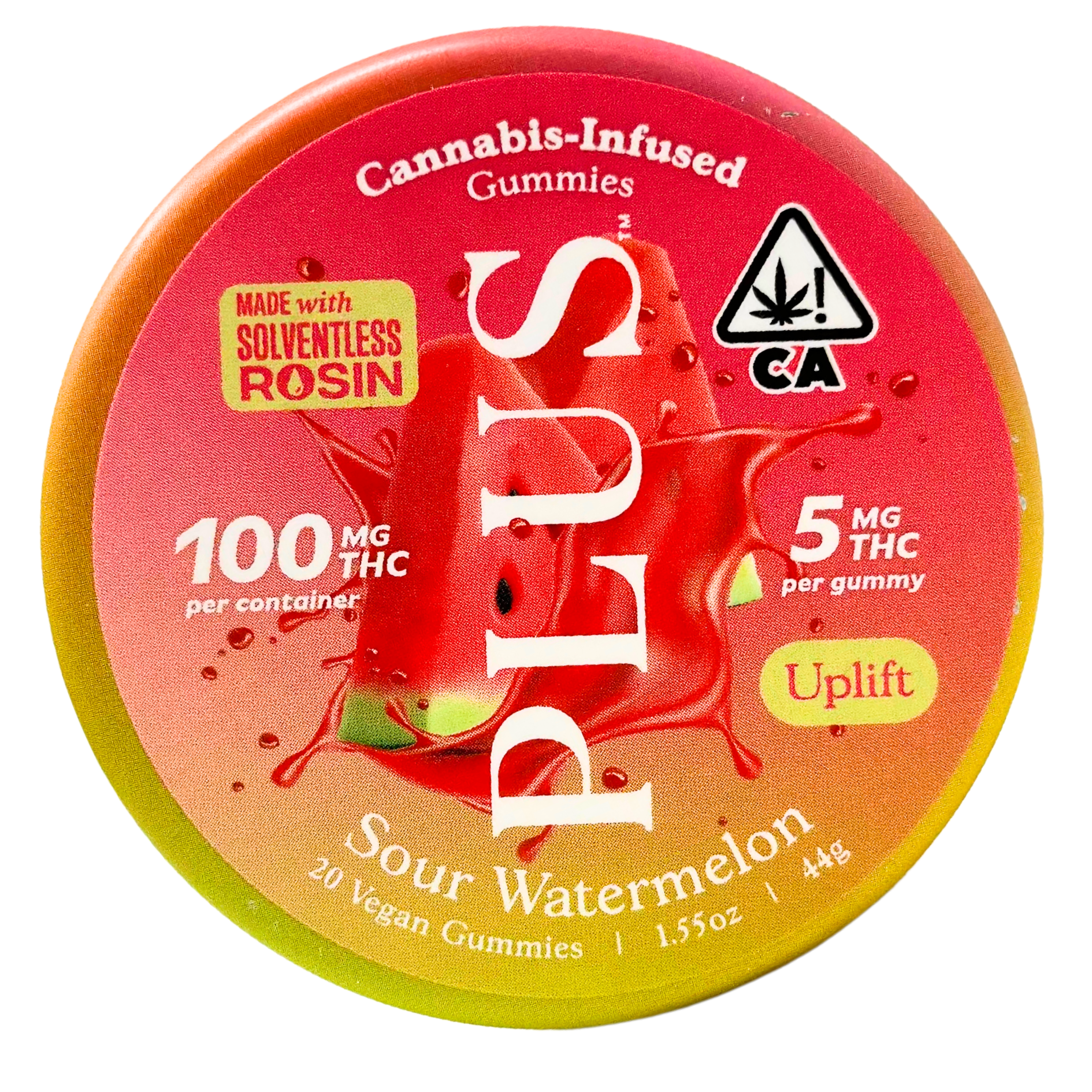 Plus - Uplift - Sour Watermelon - Gummies - 20pk - 100mg
