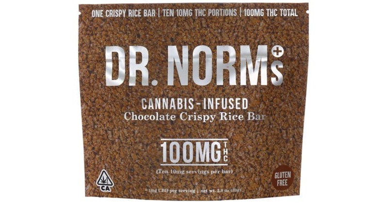 Dr. Norm's Chocolate (H) Rice Crispy Bar 100mg