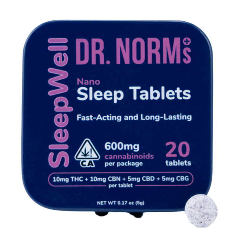 Dr. Norm's - Nano Sleep Tablets 2:2:1:1 THC:CBN:CBD:CBG 20ct 200mg