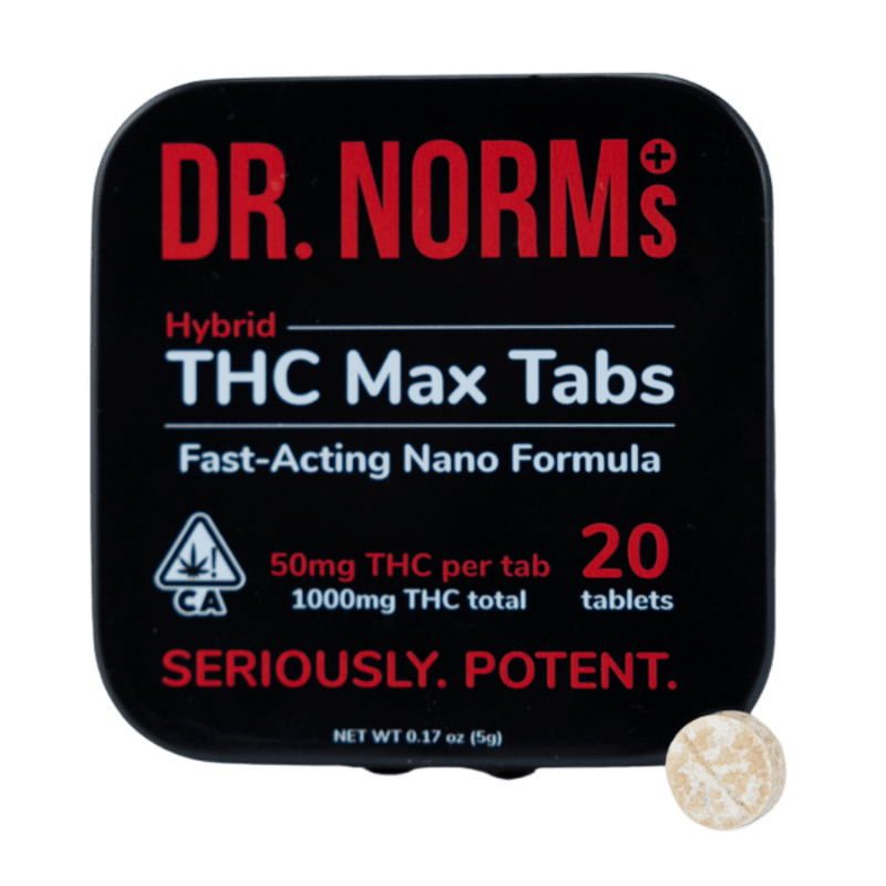 Dr. Norm's - Hybrid THC Max Tablets 20ct 1000mg