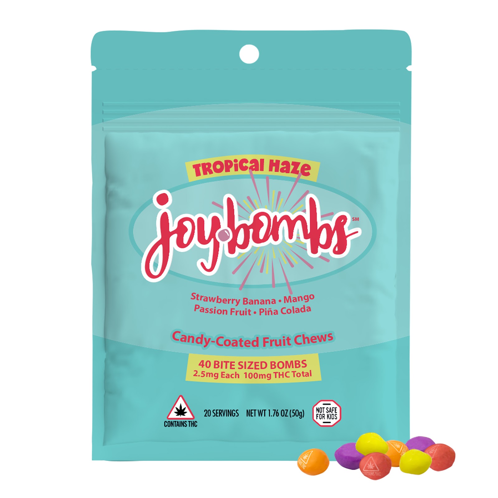 Joybombs Tropical Haze | 40pk | 100mg