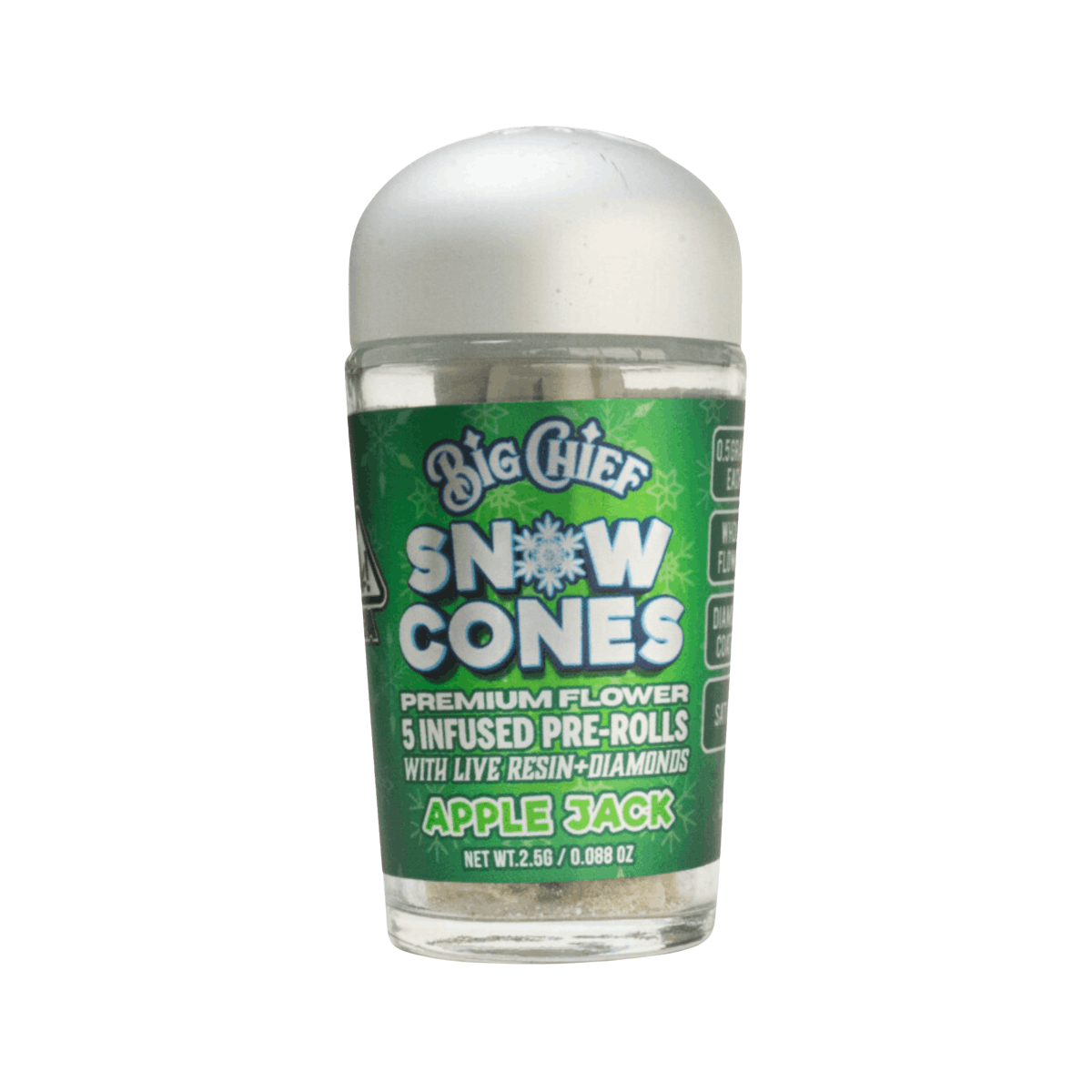 Big Chief Snow Cones Apple Jack