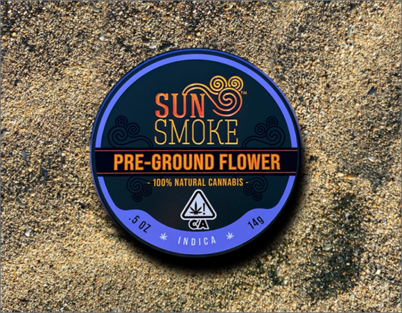 SUN SMOKE: Indica Blend 14g - Preground Sungrown Flower (I)