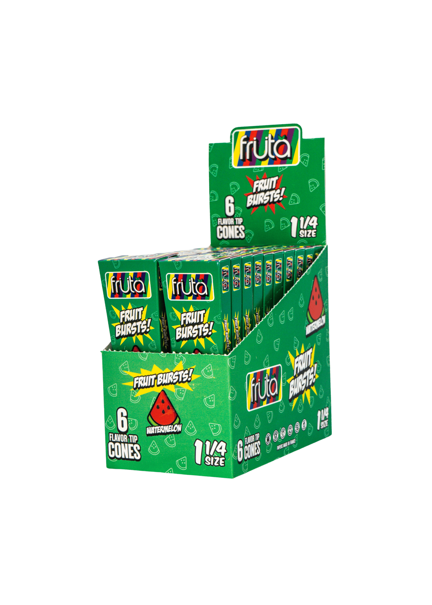 FRUTA Flavored Cones 1 1/4 | Watermelon