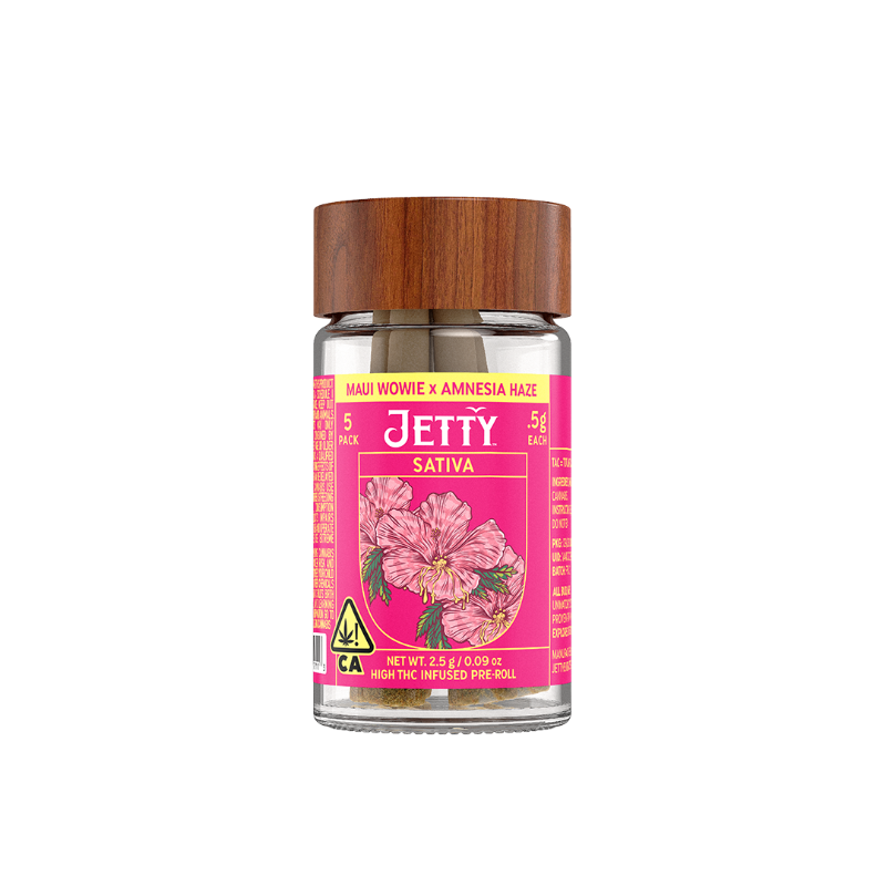 Jetty Maui Wowie x Cereal Milk (S) High THC Preroll 5pk 2.5g