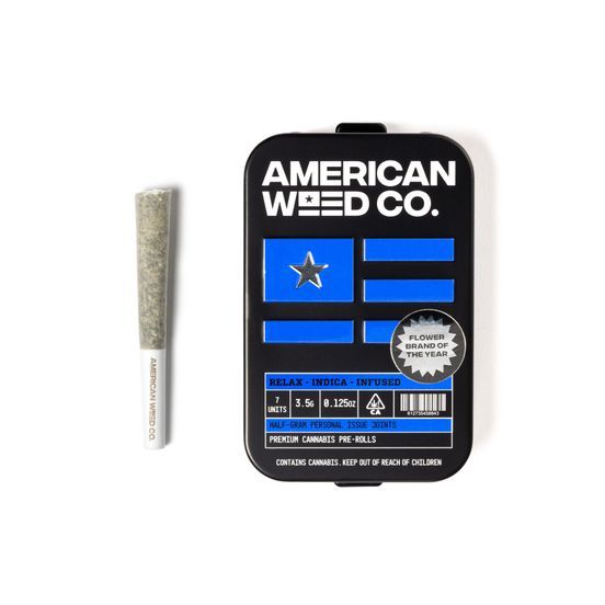 American Weed Co - Preroll: Purple Kush (7-pack)