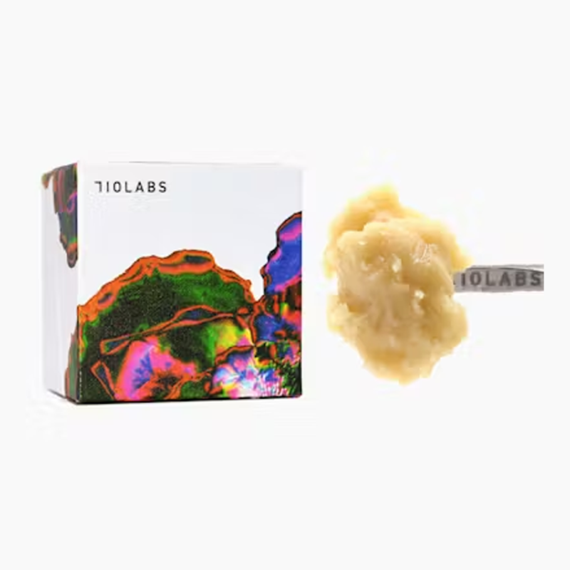710 Labs Mango Banana #9 + Tropicanna Grape Cake #11 Live Rosin Badder 1g