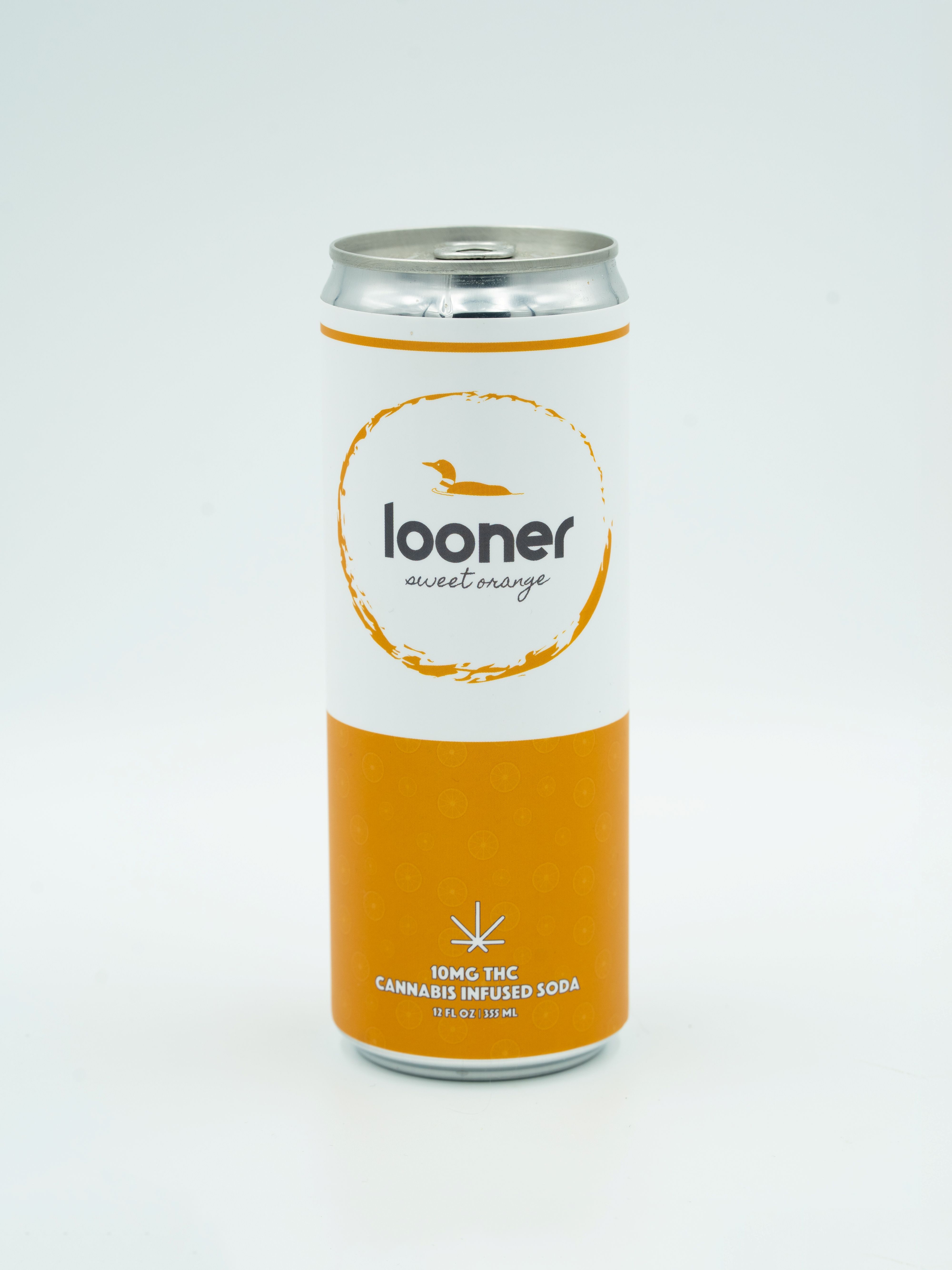 Looner | Sweet Orange THC Soda | 10mg THC