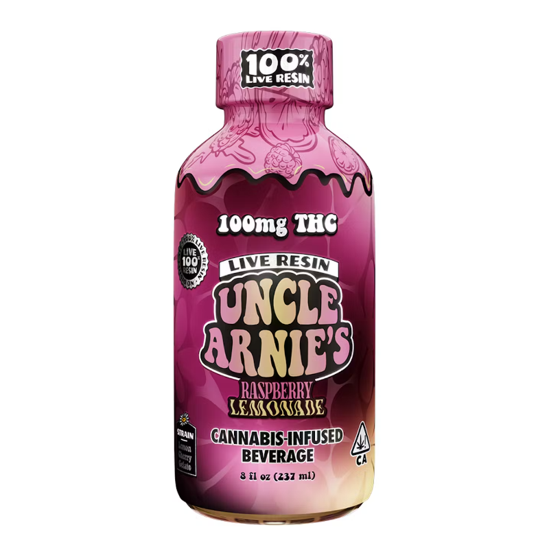 Uncle Arnie's - Raspberry Lemonade Live Resin 8oz 100mg