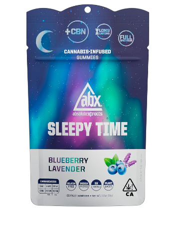 ABX - Edible: Sleepy Time Blueberry Lavender (Gummies) - 100mg