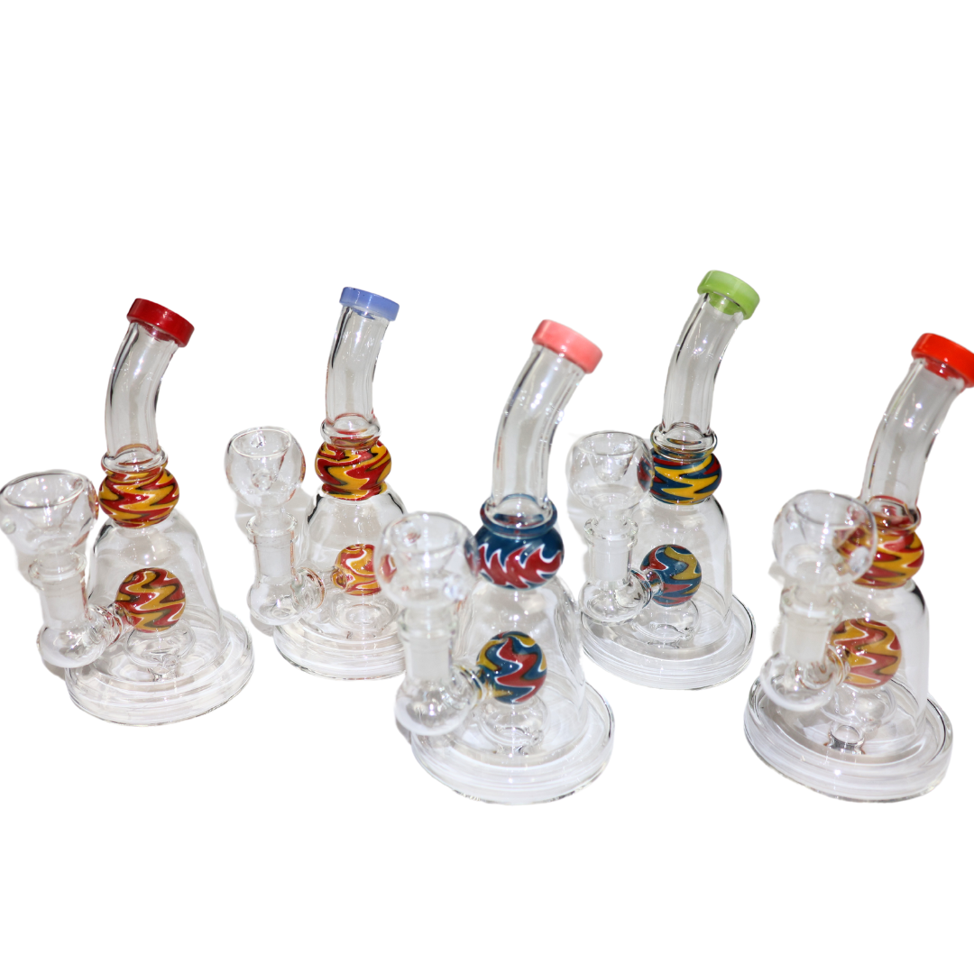 7" Wig Wag Perc Bell Bong